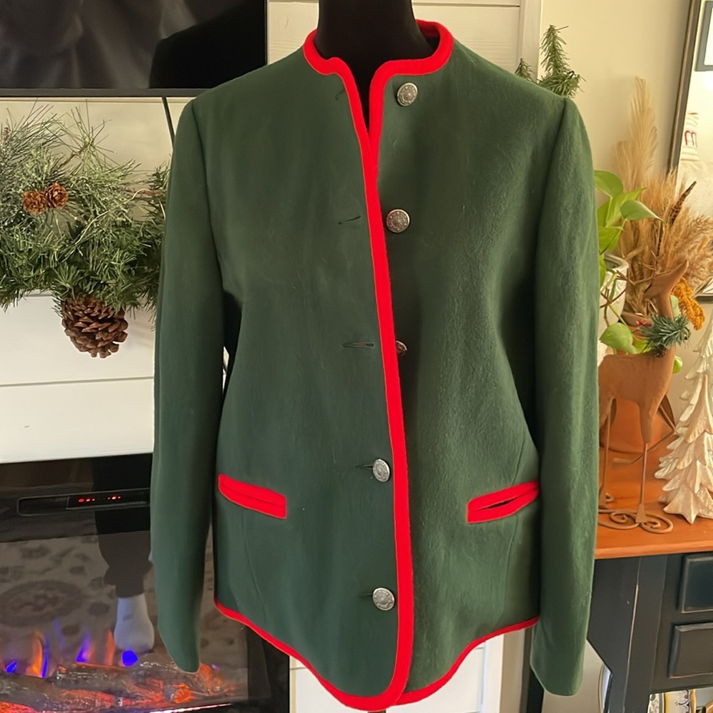 Vintage Trachten aus Osterreich von mackintosh 100% Pure Wool Jacket Blazer